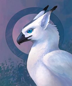 White Griffin Paint by numbers