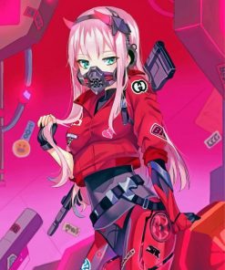Zero Two Darling In The Franxx Paint by numbers