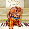 CUTE-puppy-on-a-piano-paint-by-numbers