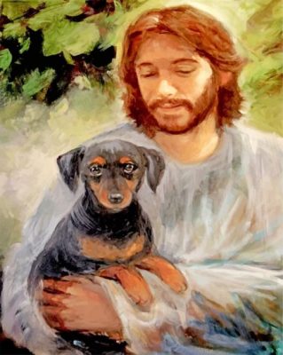 Dachshund-dog-paint-by-numbers