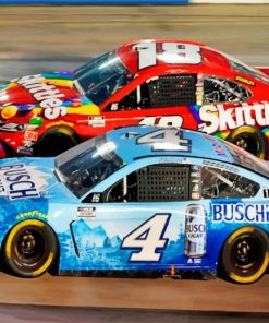 NASCAR-Cup-Bristol-Auto-Racing-paint-by-numbers
