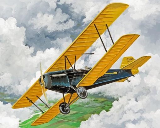 Vintage-Airplane-paint-by-numbers