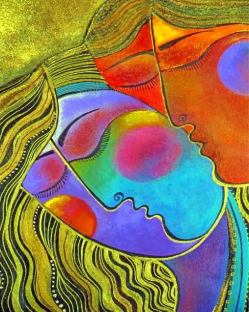 abstract-couple-romance-paint-by-number