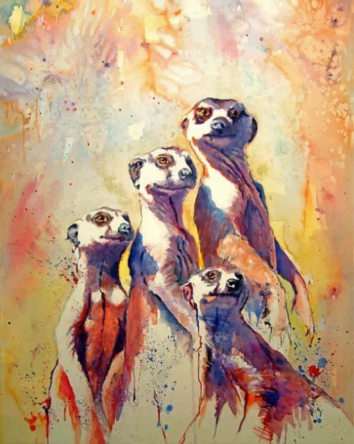 abstract-meerkats-paint-by-number