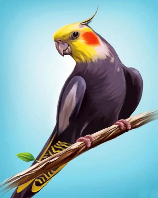 aestheic-cockatiel-bird-paint-by-numbers