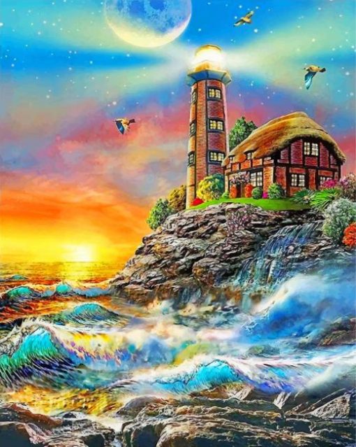 aesthetic-lighthouse-paint-by-numbers