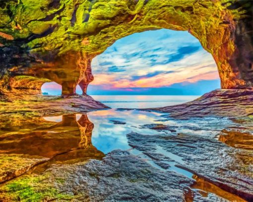 aesthetic-michigan-cave-paint-by-numbers