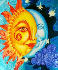 aesthetic-sun-and-moon-paint-by-numbers