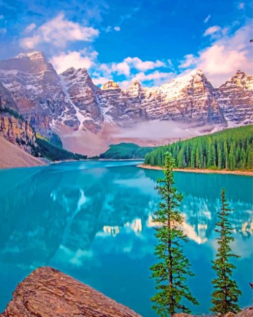 banff-national-park-lake-moraine-paint-by-numbers