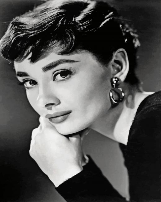 black-and-white-audrey-hepburn-paint-by-numbers