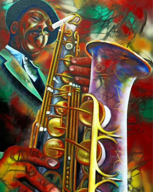 black-man-playing-saxophone-paint-by-number