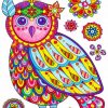 boho-owl-bird-paint-by-numbers