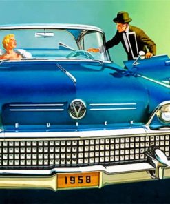 Buick Special paint by numbers