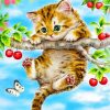 cherry-kitten-paint-by-numbers