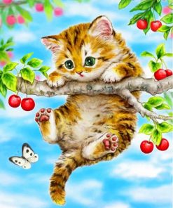 cherry-kitten-paint-by-numbers