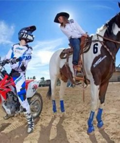 cowgirl-and-dirt-bikes-paint-by-numbers