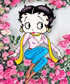 Cute Betty Boop Paint By Numbers