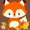 cute-baby-fox-paint-by-number