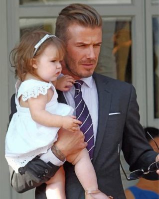 david-beckham-and-his-daughetr-paint-by-number