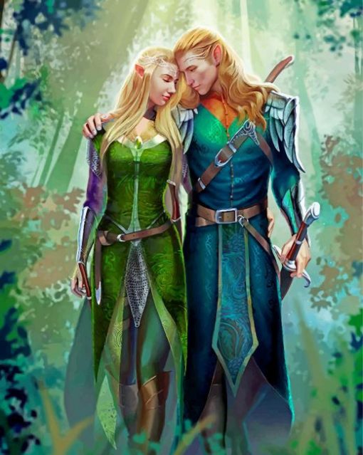 elf-king-and-queen-paint-by-numbers