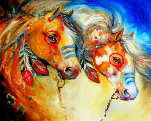 fearless-indian-war-horses-paint-by-numbers