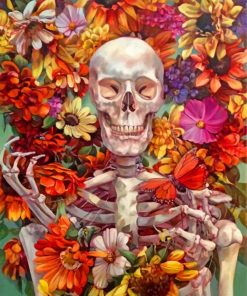 floral-skull-paint-by-numbers