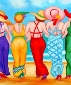 girlgirls-on-the-beach-paint-by-number