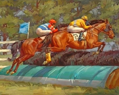 horse-racers-paint-by-numbers