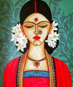 indian-woman-paint-by-numbers