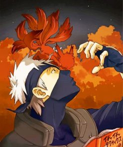 kakashi-from-naruto-paint-by-numbers