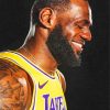Lebron James paint by numbers