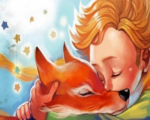 little-prince-hugging-fox-paint-by-number