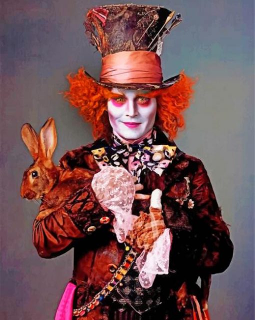 Mad Hatter - Paint By Number - NumPaint - Paint by numbers