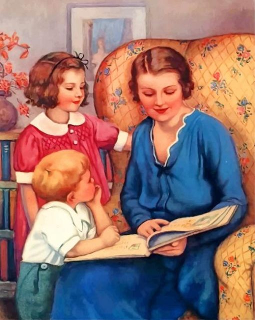 Mom Reading A Book