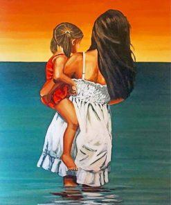 mother-and-daughter-in-the-beach-paint-by-numbers