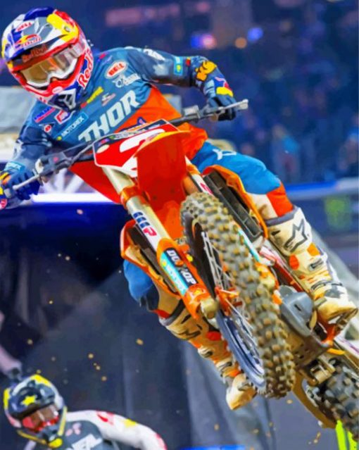 motocross-racer-paint-by-numbers