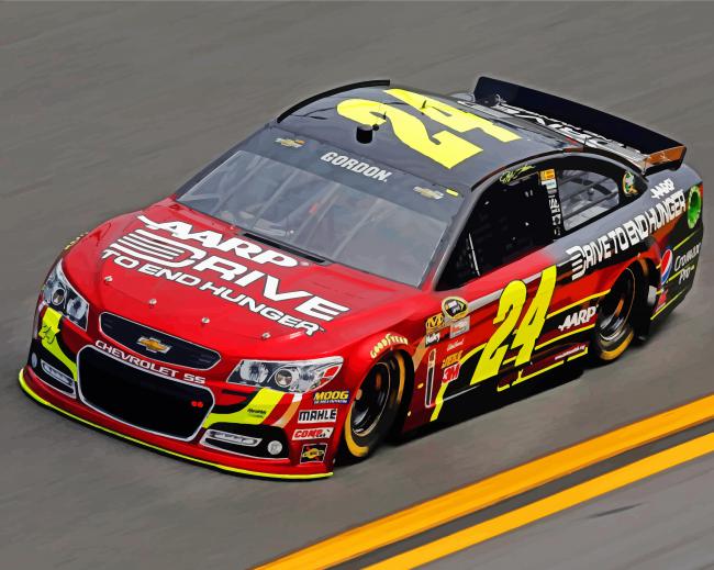 nascar-jeff-gordon-paint-by-numbers
