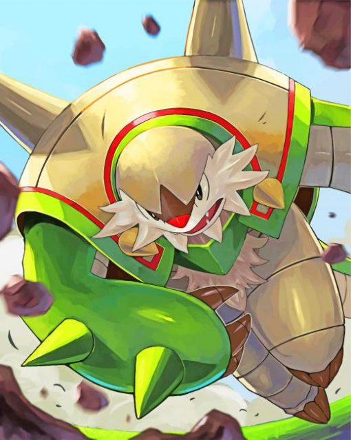 pokemon-chesnaught-paint-by-numbers