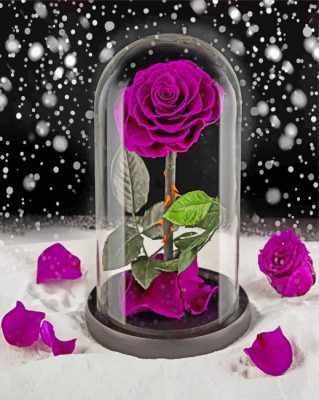 purple-glass-rose-paint-by-number