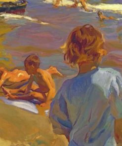 sorolla-children-on-the-beach-paint-by-numbers