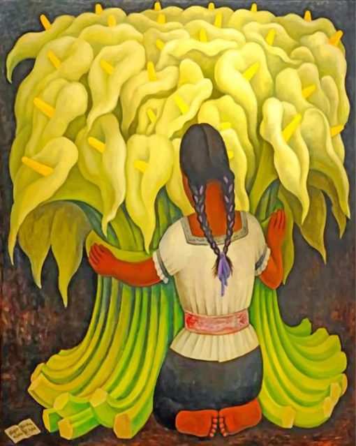 the-flower-vendor-diego-rivera-paint-by-number