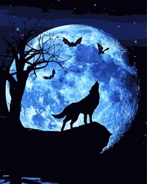 wolf-with-moon-silhouette-paint-by-number