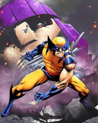 Aesthetic Wolverine - Paint By Number - Num Paint Kit