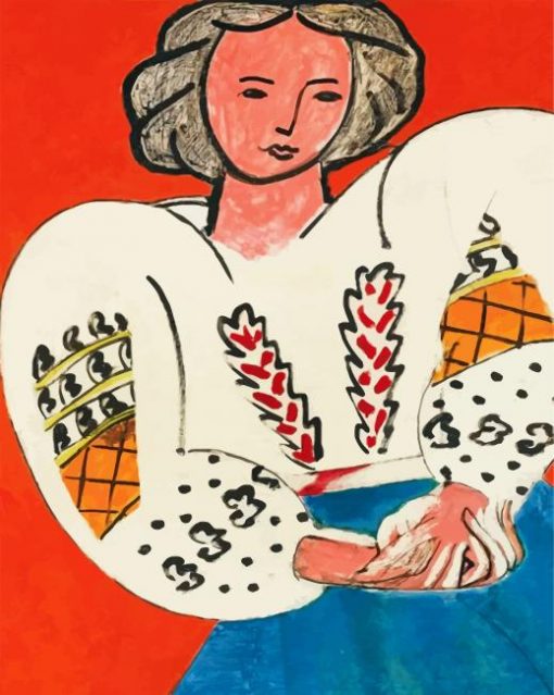 woman-by-matisse-paint-by-number