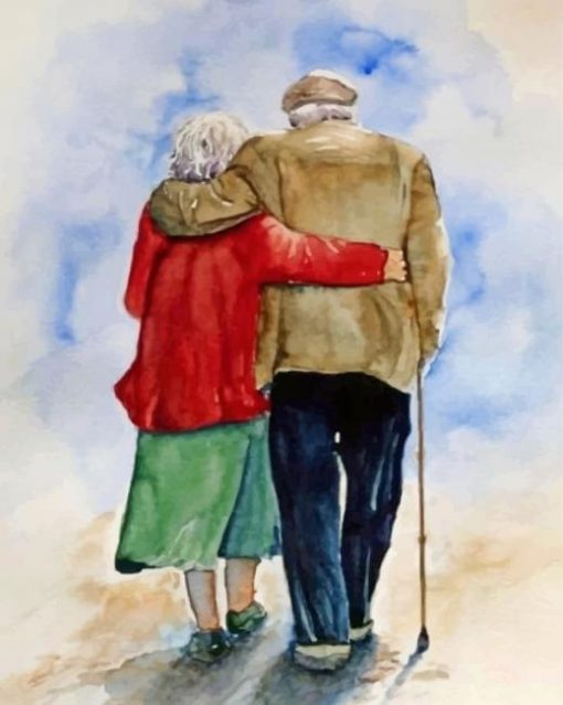 Old-Couple-Hugging-paint-by-number