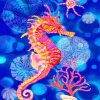 Seahorse-paint-by-number