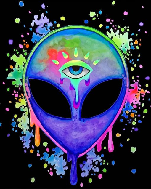 Trippy-Alien-paint-by-numbers