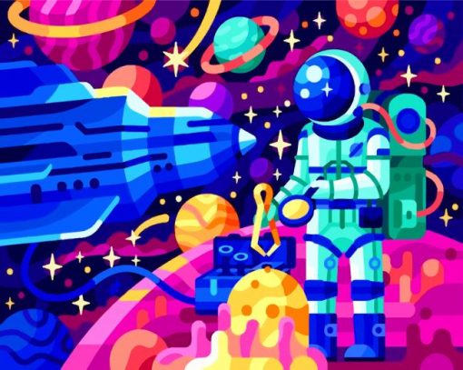 aesthetic-astronaut-man-paint-by-numbers