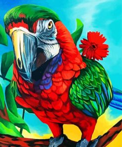aesthetic-macaw-paint-by-number