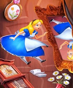 alice-in-wonderland-falling-down-the-rabbit-hole-paint-by-number